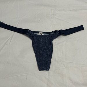 PINK Victoria's Secret rare denim Blue Panties